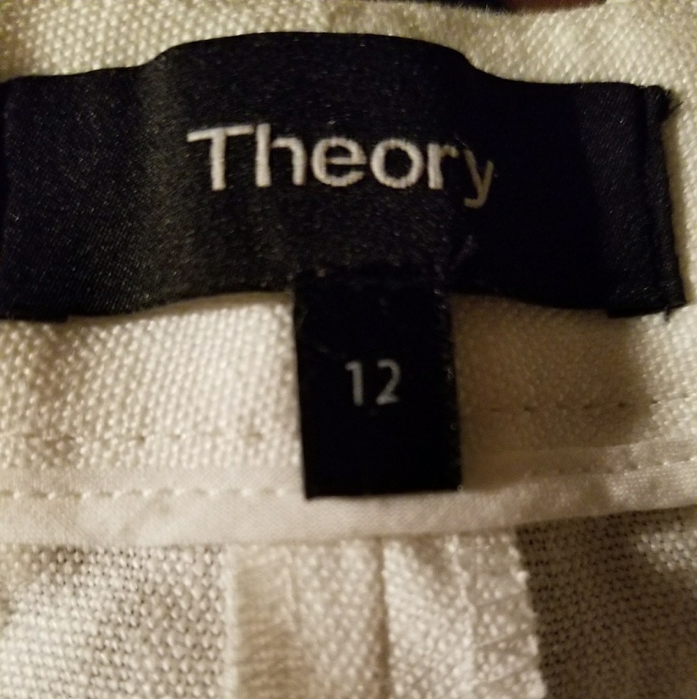 🆕🔥Theory Nadeema pleated linen wide-leg pants - Picture 5 of 7